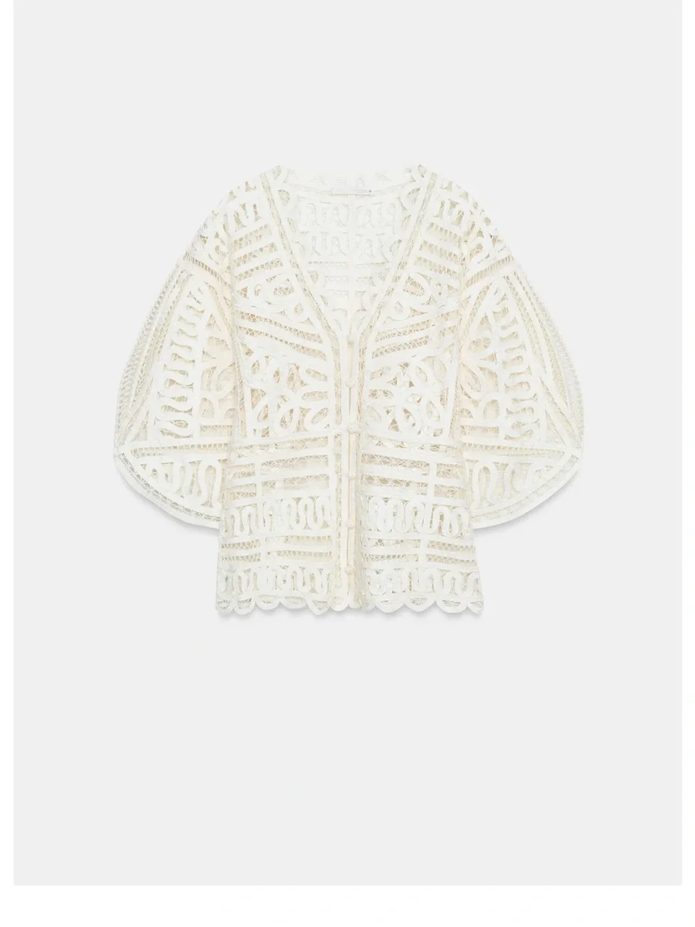Zara ZW collection crochet top